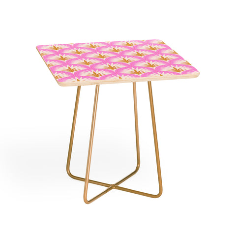 Jennifer Labre Pink Palmetto Side Table