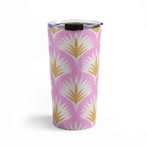 Jennifer Labre Pink Palmetto Travel Mug