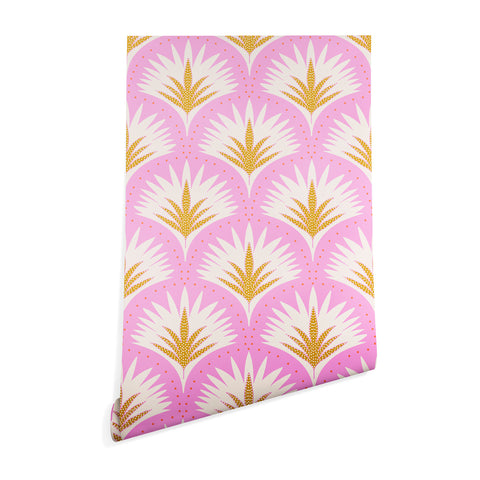Jennifer Labre Pink Palmetto Wallpaper