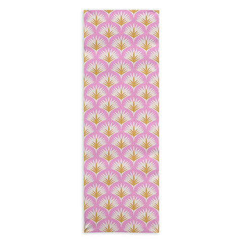 Jennifer Labre Pink Palmetto Yoga Towel