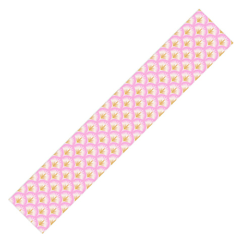 Jennifer Labre Pink Palmetto Table Runner