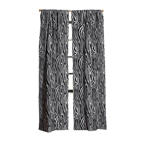 Jennifer Labre Wild Zebra Blackout Window Curtain