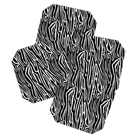 Jennifer Labre Wild Zebra Coaster Set
