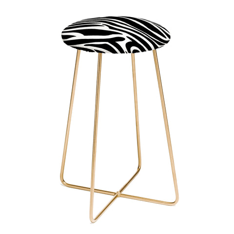 Jennifer Labre Wild Zebra Counter Stool