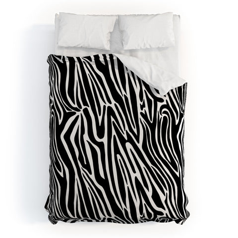 Jennifer Labre Wild Zebra Duvet Cover