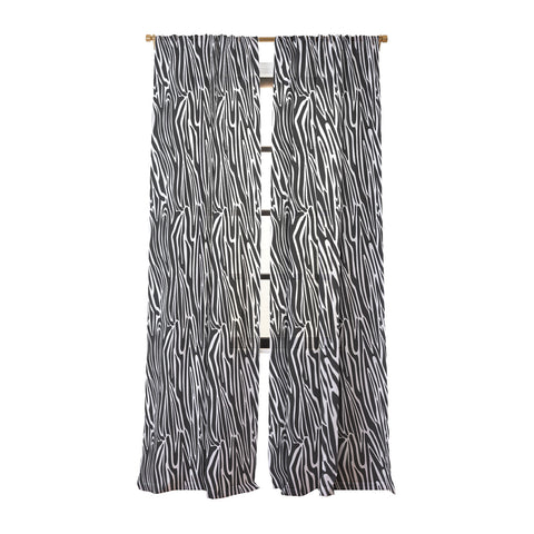 Jennifer Labre Wild Zebra Sheer Window Curtain