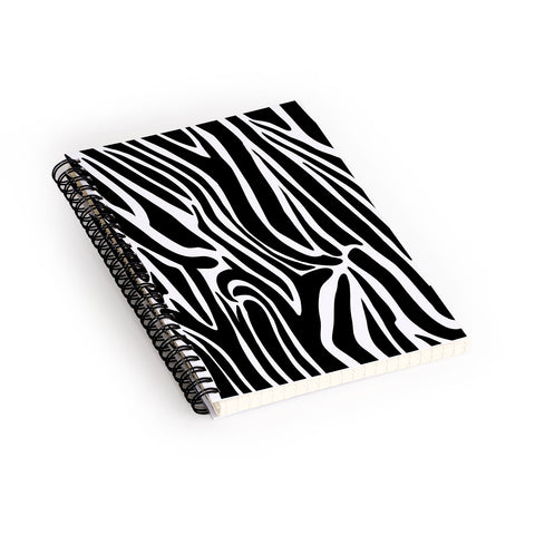 Jennifer Labre Wild Zebra Spiral Notebook
