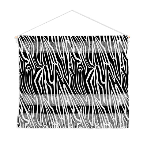 Jennifer Labre Wild Zebra Wall Hanging Landscape