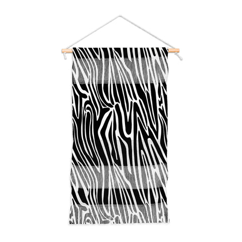 Jennifer Labre Wild Zebra Wall Hanging Portrait