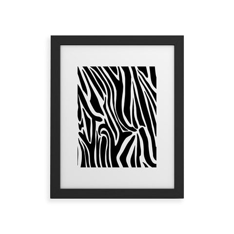 Jennifer Labre Wild Zebra Framed Art Print