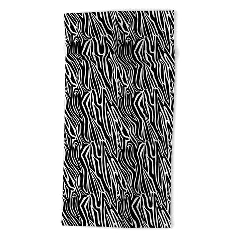 Jennifer Labre Wild Zebra Beach Towel