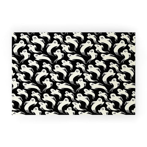 Jennifer Ladd Halloween ghosts 2 Welcome Mat