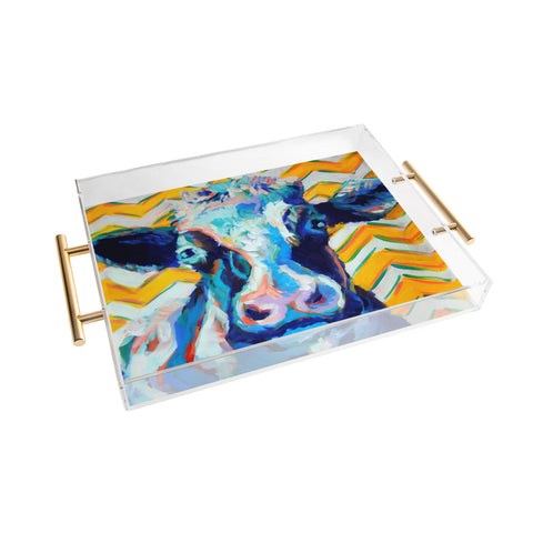 Jenny Grumbles Chevron Charlie Acrylic Tray