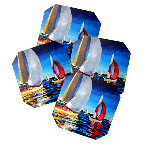 Jenny Grumbles Regatta at Twilight Coaster Set