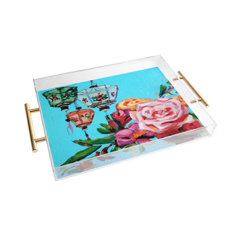 Jenny Grumbles Shanghai Blossom Acrylic Tray