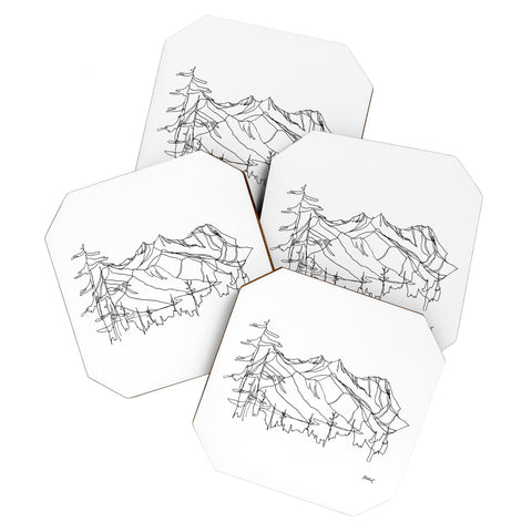 Jessa Gilbert Squamish Summits Coaster Set