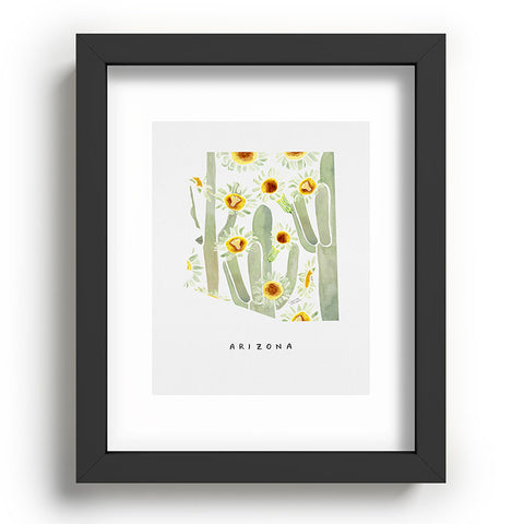 Jessica Larson Arizona State Saguaro Cactus Recessed Framing Rectangle