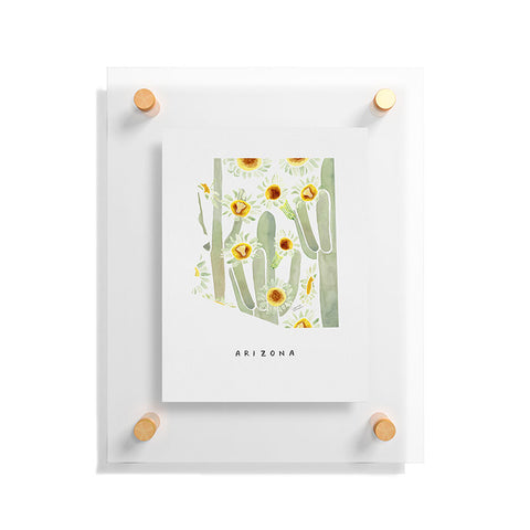 Jessica Larson Arizona State Saguaro Cactus Floating Acrylic Print