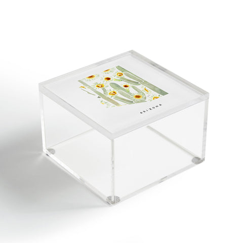 Jessica Larson Arizona State Saguaro Cactus Acrylic Box