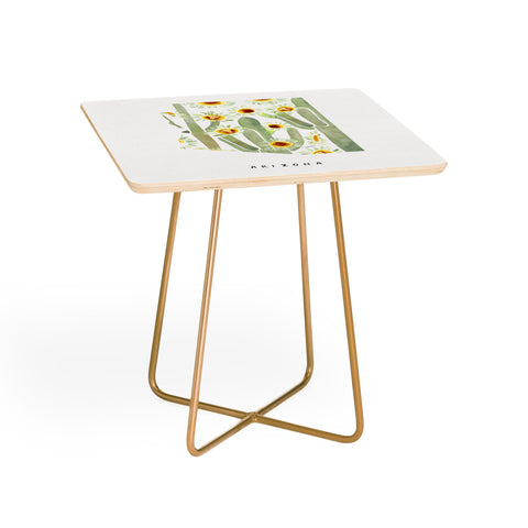 Jessica Larson Arizona State Saguaro Cactus Side Table