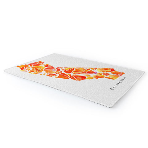 Jessica Larson California Poppies I Area Rug