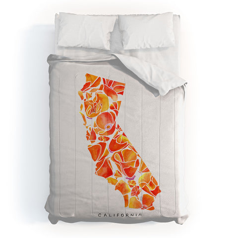 Jessica Larson California Poppies I Comforter