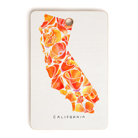 Jessica Larson California Poppies I Cutting Board Rectangle