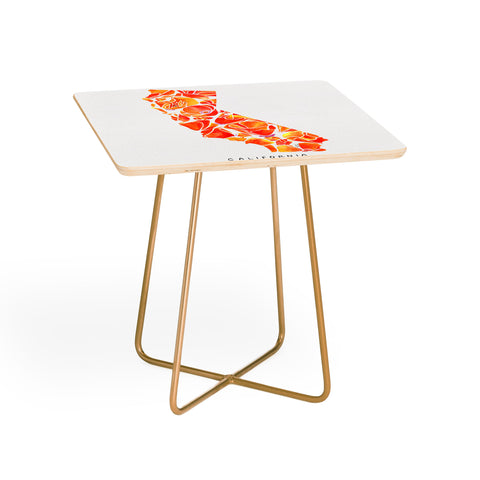 Jessica Larson California Poppies I Side Table