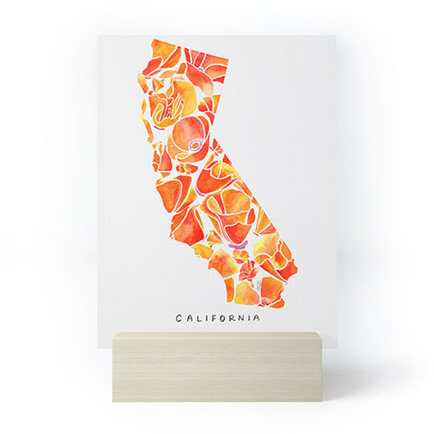 Jessica Larson California Poppies I Mini Art Print