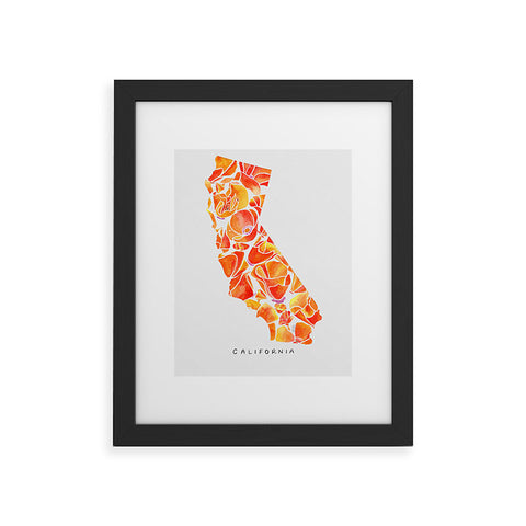 Jessica Larson California Poppies I Framed Art Print