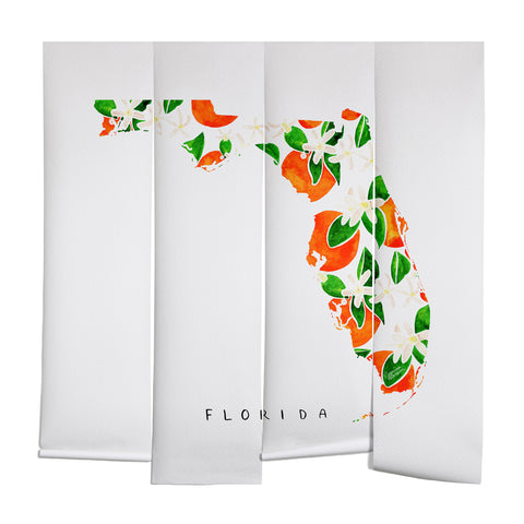 Jessica Larson Florida State Flower Orange Wall Mural