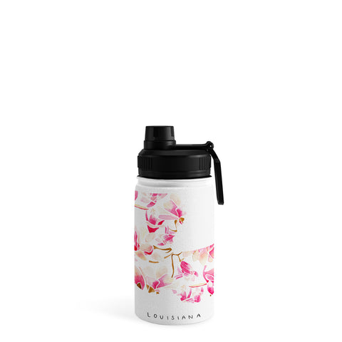 Jessica Larson Louisiana State Flower Magnolias Water Bottle