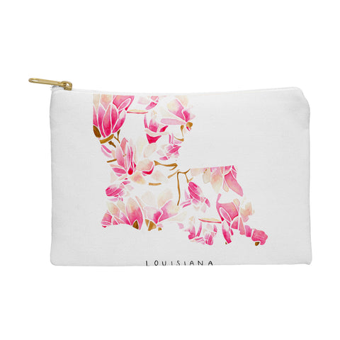 Jessica Larson Louisiana State Flower Magnolias Pouch