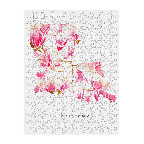 Jessica Larson Louisiana State Flower Magnolias Puzzle
