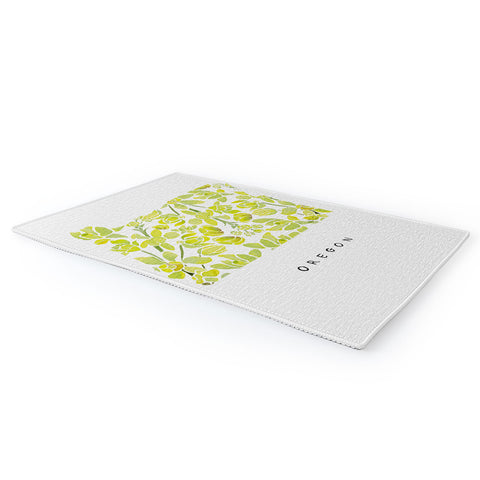 Jessica Larson Oregon State Flower Tall Oregon Area Rug