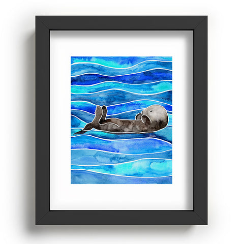 Jessica Larson Sea Otter Recessed Framing Rectangle