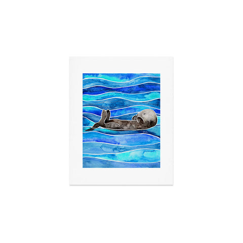 Jessica Larson Sea Otter Art Print