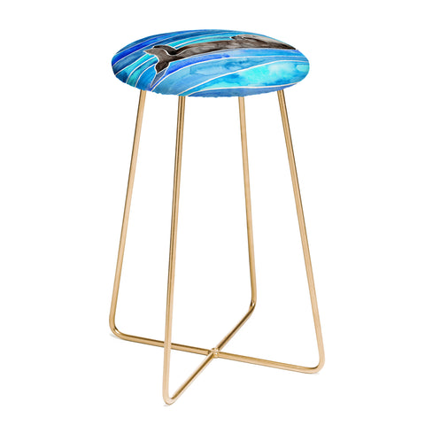 Jessica Larson Sea Otter Counter Stool