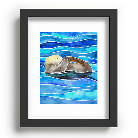 Jessica Larson Sea Otter Curled Recessed Framing Rectangle