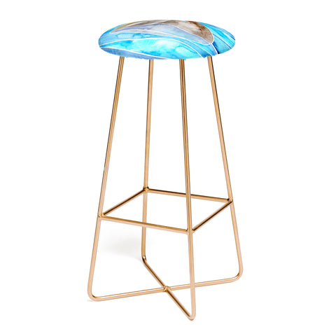 Jessica Larson Sea Otter Curled Bar Stool