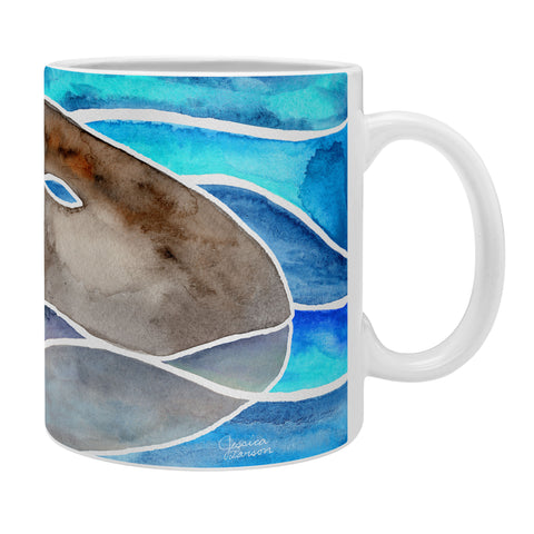 Jessica Larson Sea Otter Curled Coffee Mug