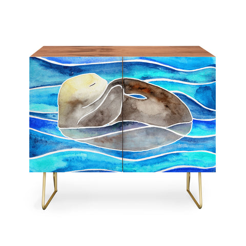 Jessica Larson Sea Otter Curled Credenza