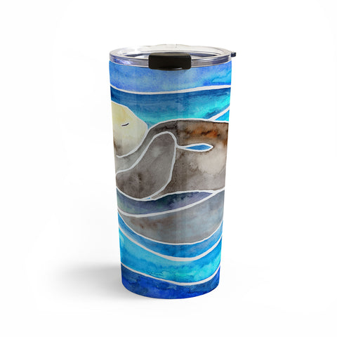 Jessica Larson Sea Otter Curled Travel Mug
