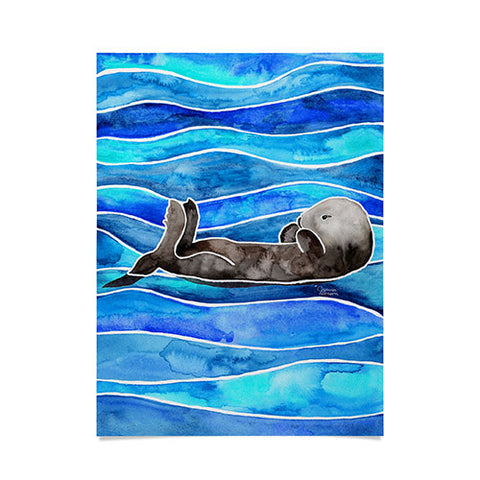 Jessica Larson Sea Otter Poster