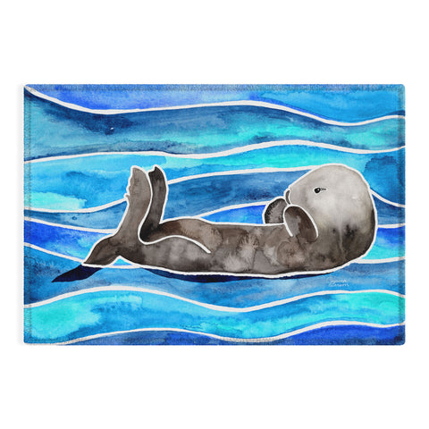 Jessica Larson Sea Otter Outdoor Rug