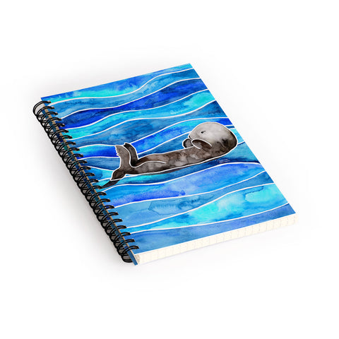 Jessica Larson Sea Otter Spiral Notebook