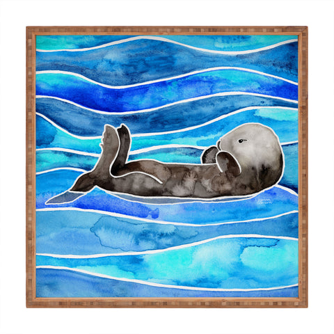 Jessica Larson Sea Otter Square Tray