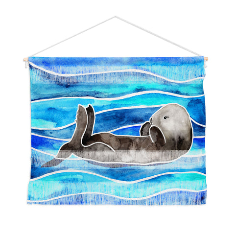 Jessica Larson Sea Otter Wall Hanging Landscape
