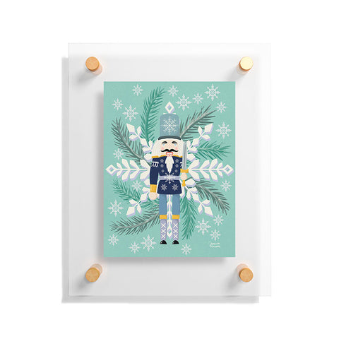 Jessica Larson Snowflake Nutracker Floating Acrylic Print