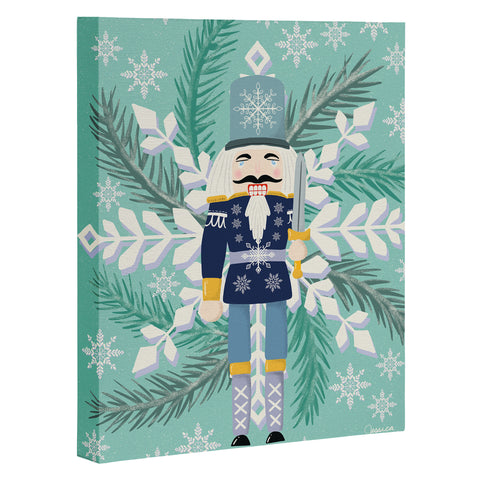 Jessica Larson Snowflake Nutracker Art Canvas